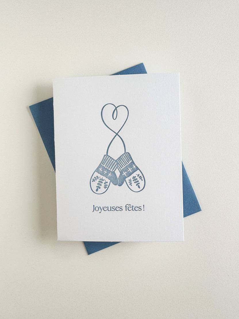 Carte mitaines festives