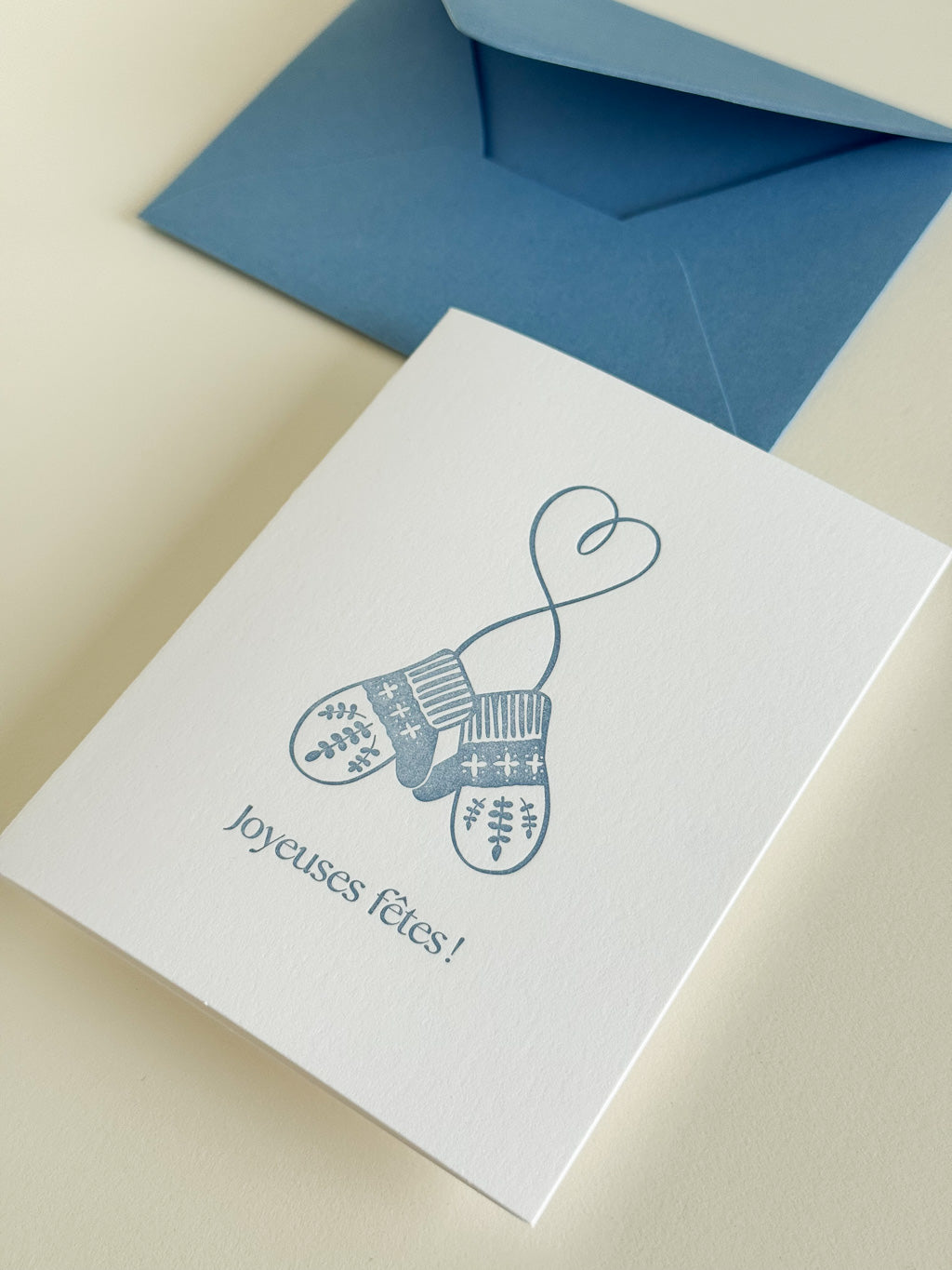 Carte mitaines festives