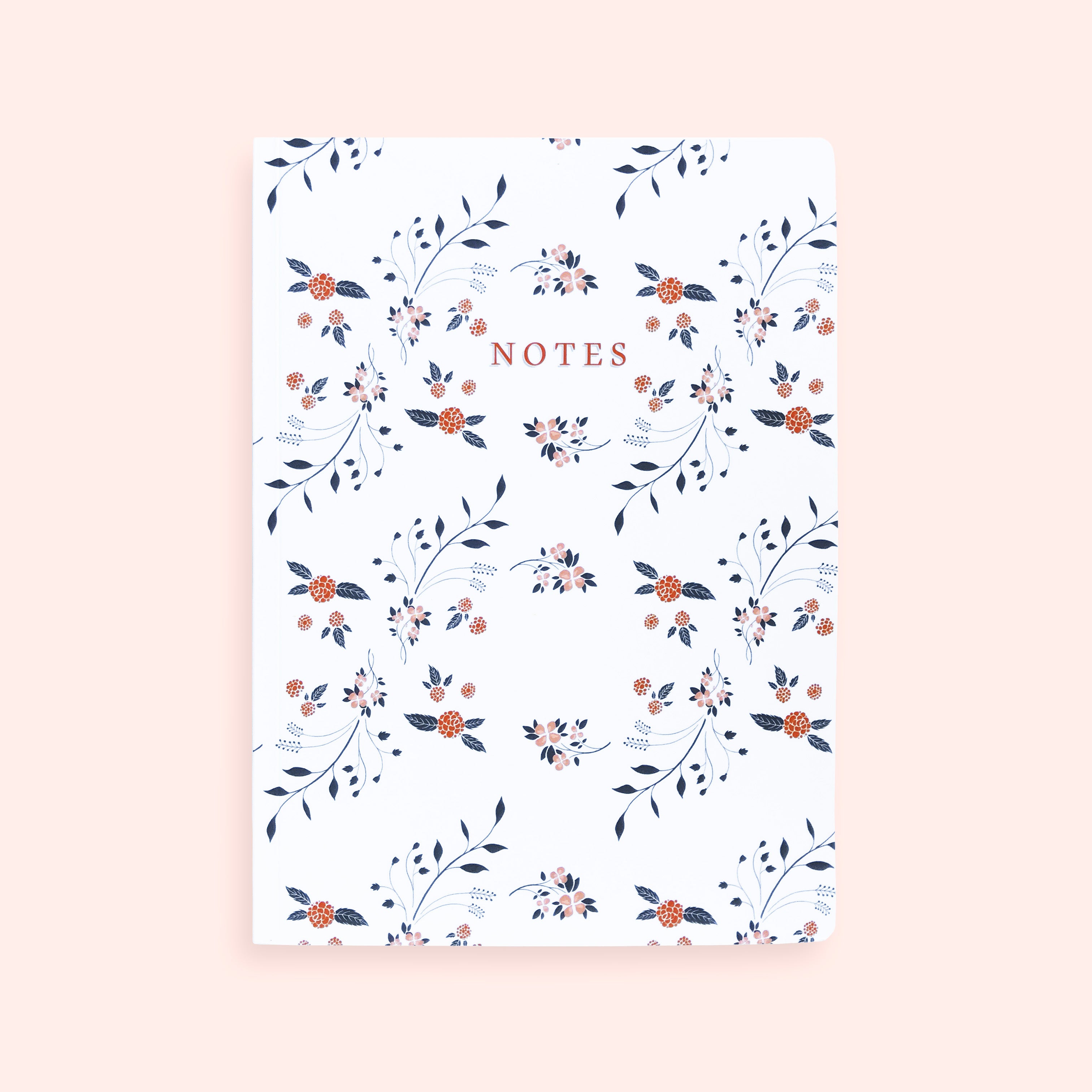 Notebook motif fleuri
