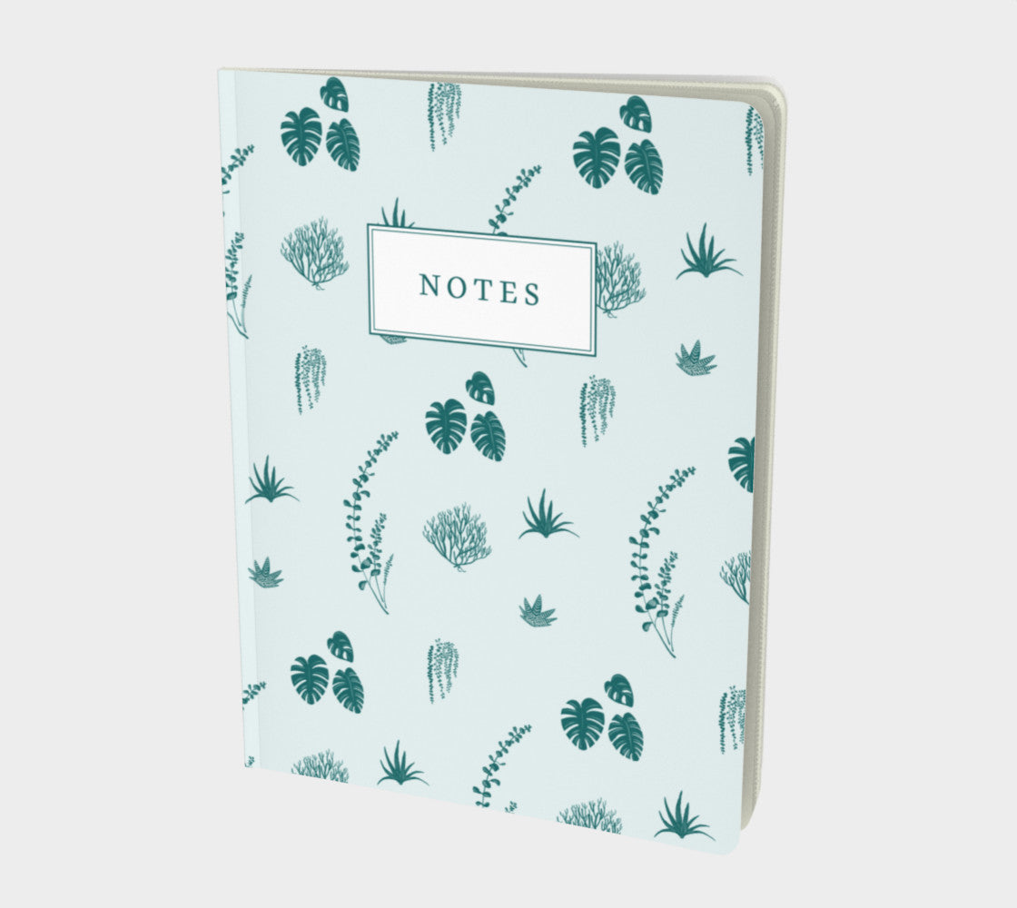 Notebook motif végétal