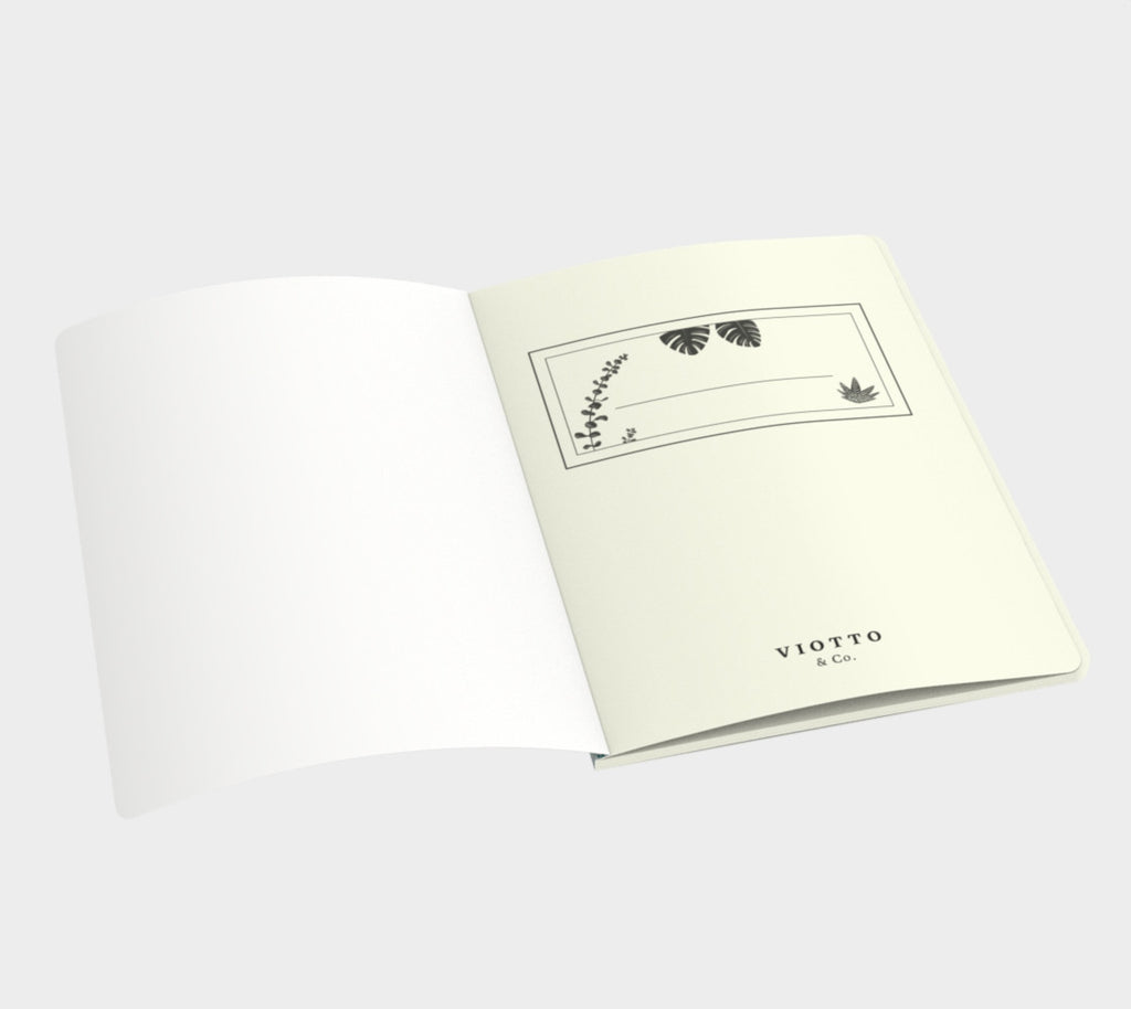 Design of the notebook first page